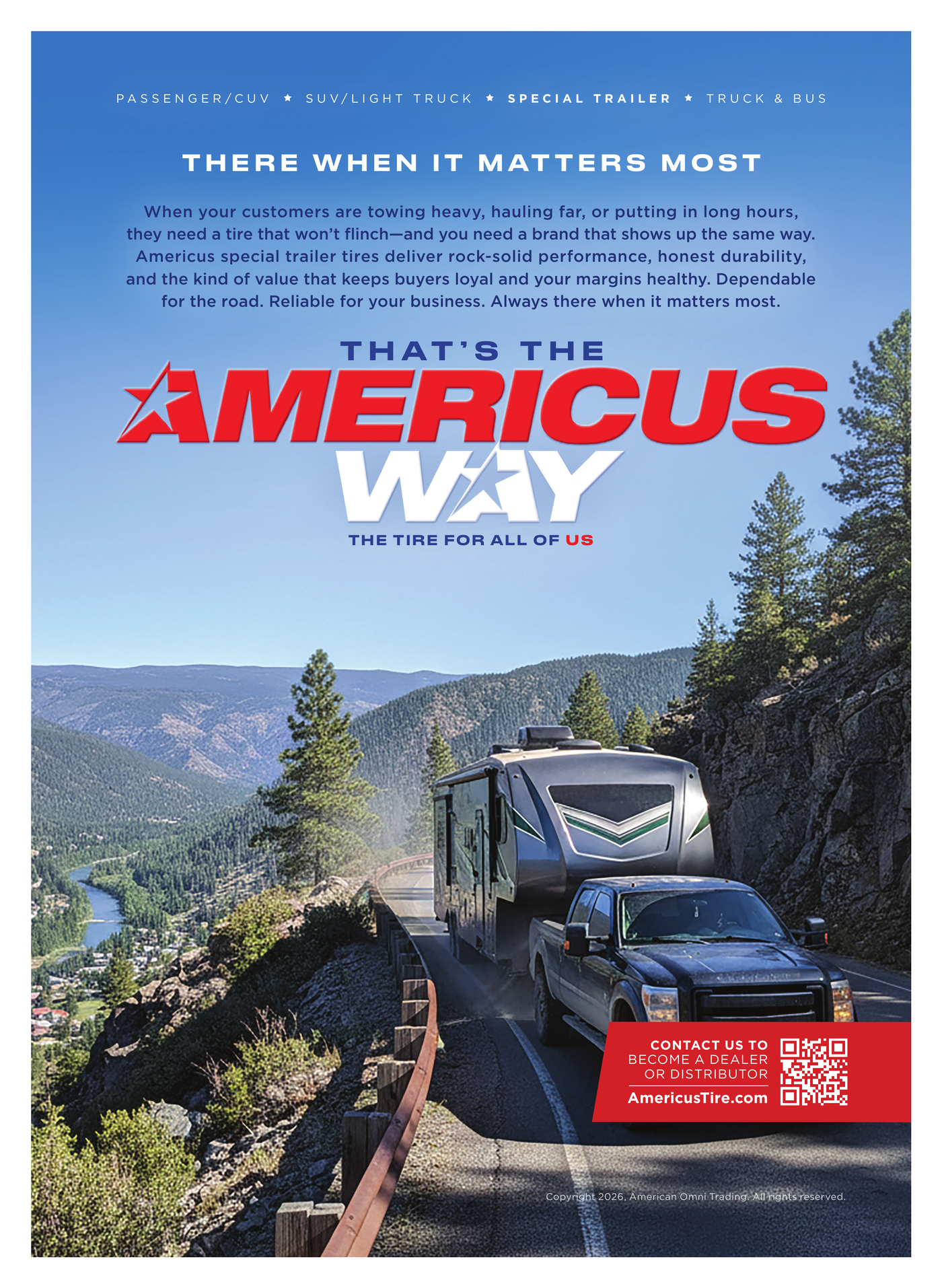 Americus Special Trailer trade ad