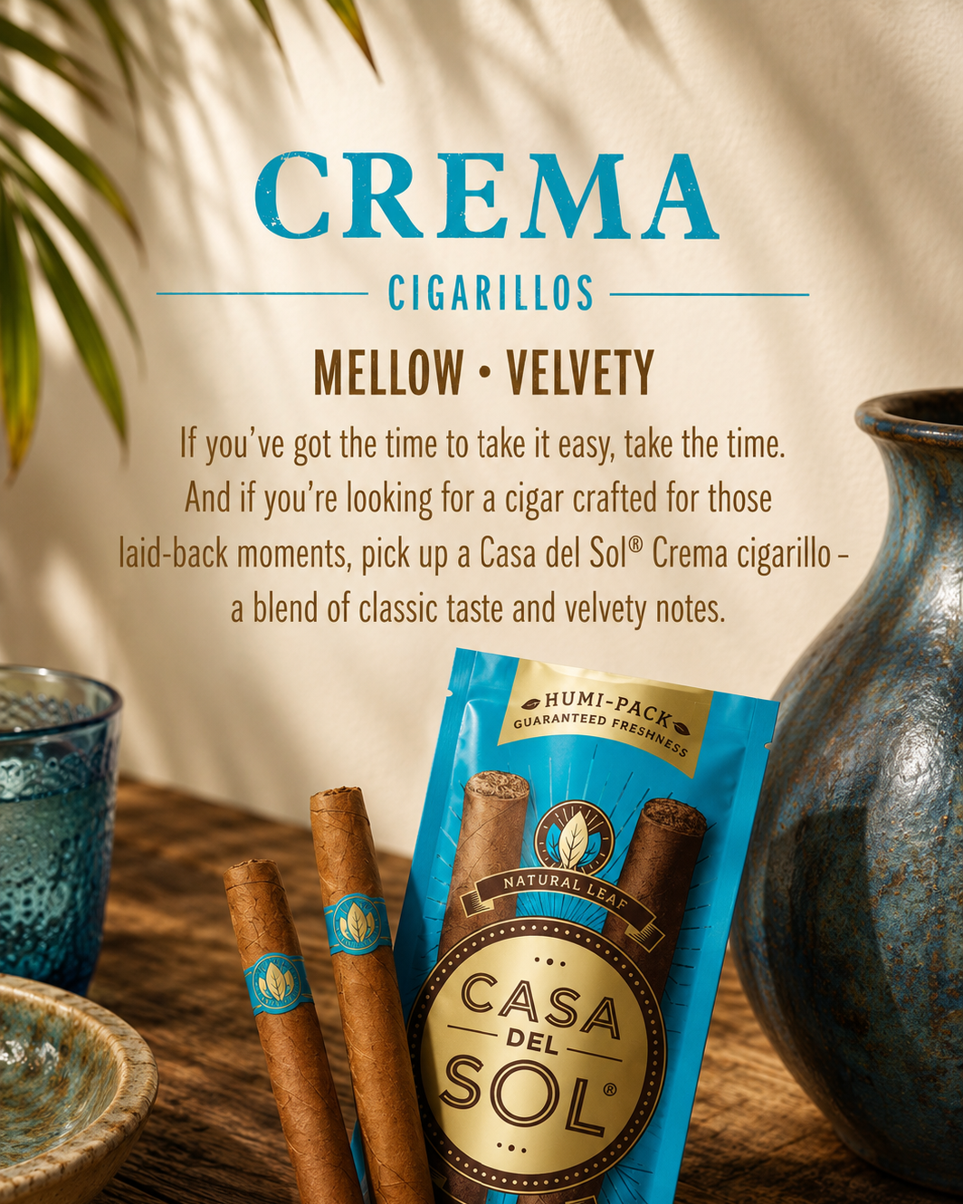 Casa del Sol Crema Cigarillos