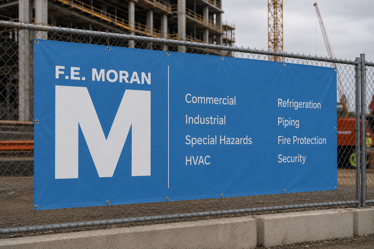 F.E. Moran site banner — service lines