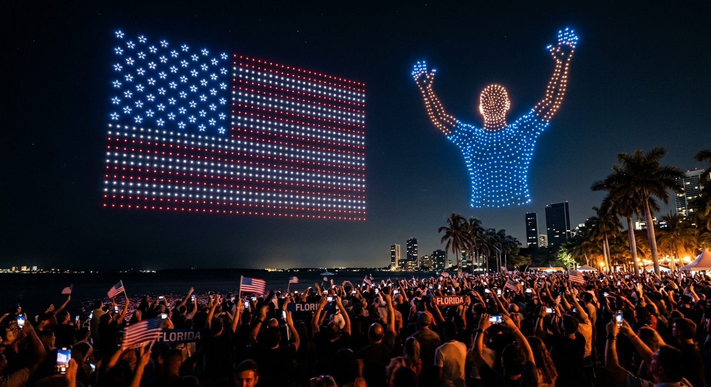 Power in the Sky drone show