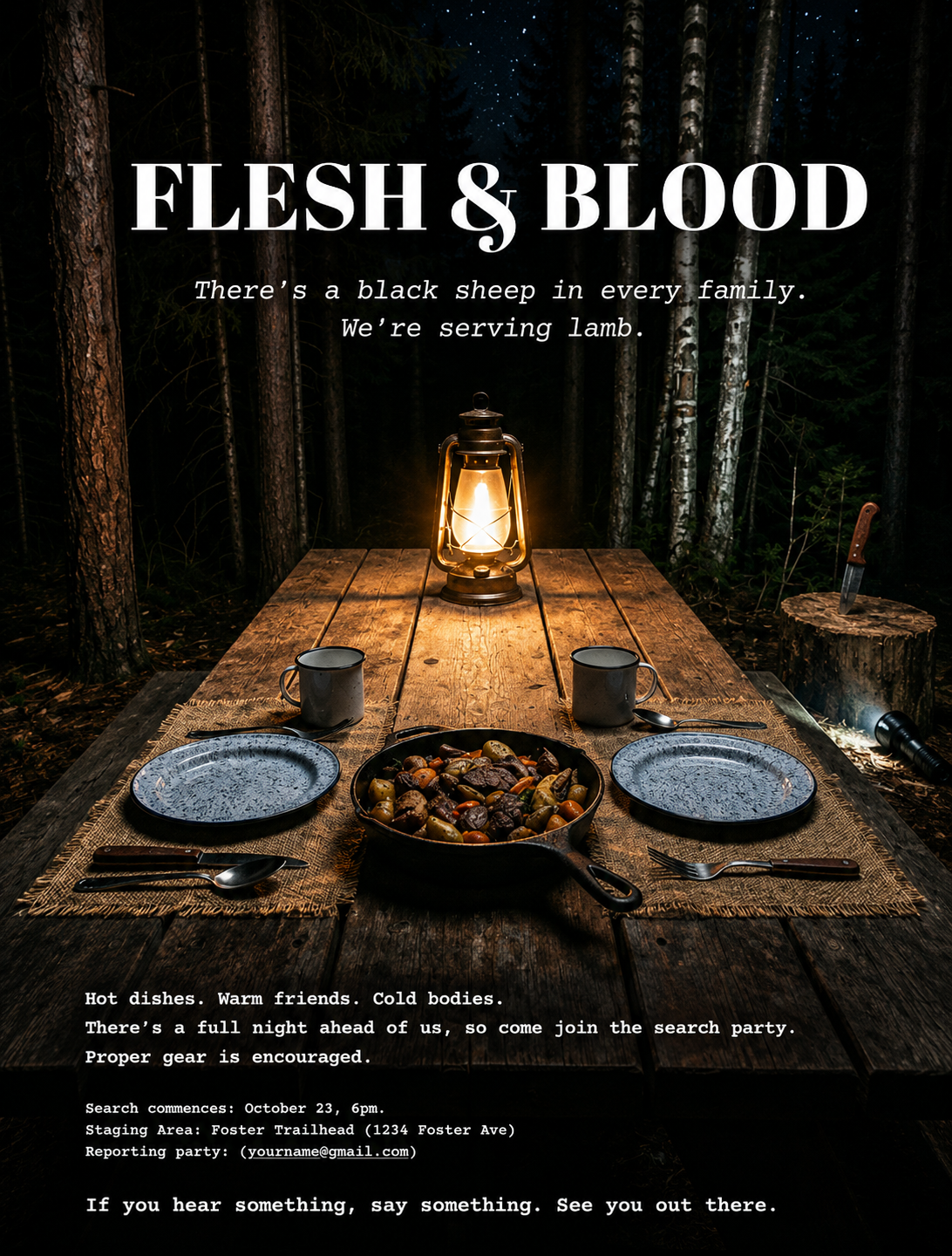 Flesh & Blood invitation