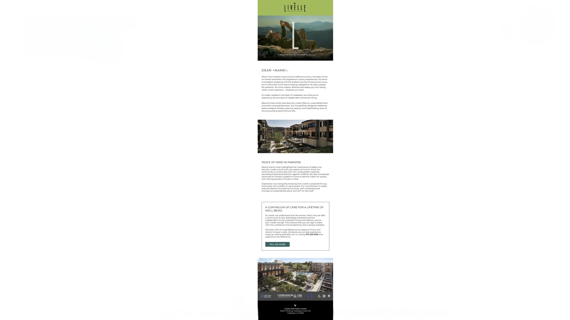 Livelle — February email blast