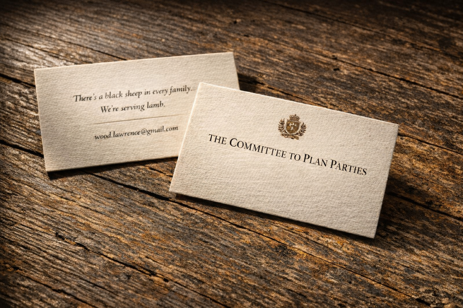 The Committee to Plan Parties
