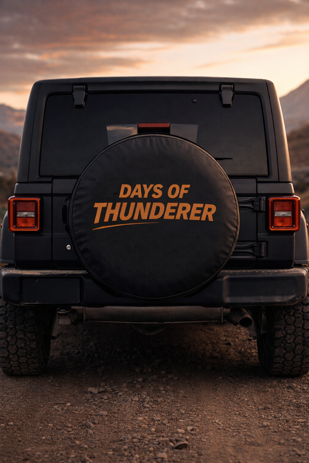 Days of Thunderer spare tire cover