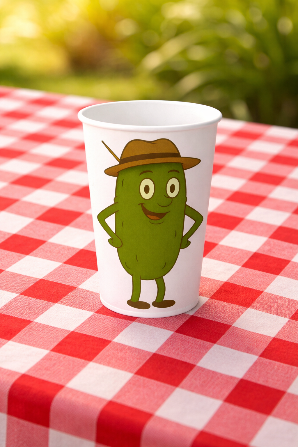 Branded cup